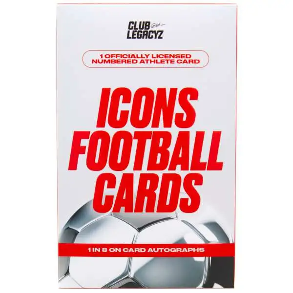 Soccer Club Legacyz 2026 Icons Football 3rd Edition Trading Card