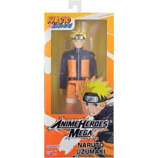 Anime Heroes MEGA Uzumaki Naruto Action Figure