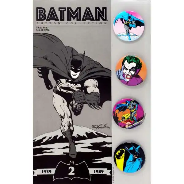 DC Batman 50th Anniversary Button Set [Version 2]