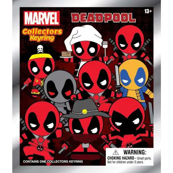 Marvel 3D Figural Keyring Deadpool Series 1 Mystery Pack [1 RANDOM Figure]