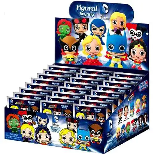 3D Figural Keyring Women of DC Mystery Box [24 Packs]