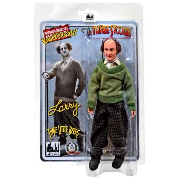 The Three Stooges Three Little Beers Larry Action Figure