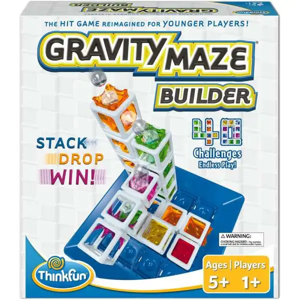 ThinkFun Gravity Maze Builder Game [Falling Marble Logic Game]