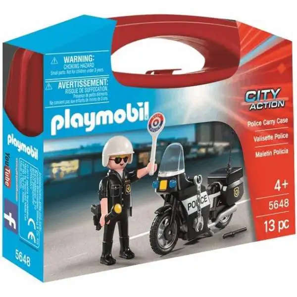 Playmobil City Action Police Carry Case Set #5648