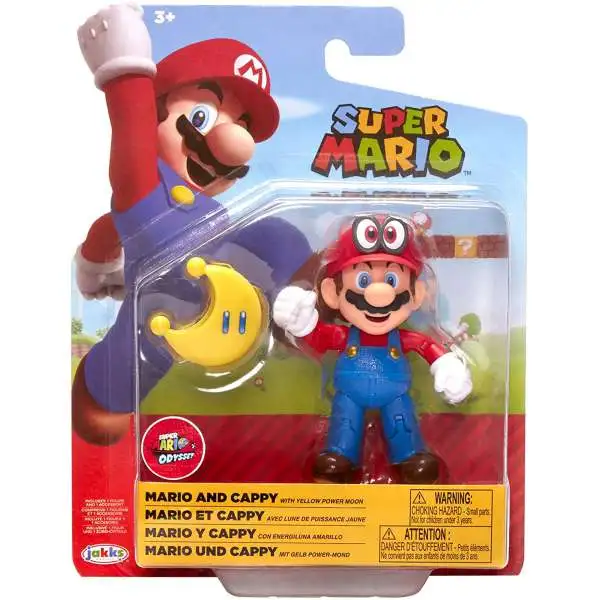 World of Nintendo Wave 20 Mario & Cappy Action Figure [Yellow Power Moon]