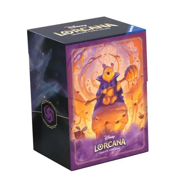 Disney Lorcana Trading Card Game Shimmering Skies Winnie the Pooh Deck Box [Holds 80 Cards]
