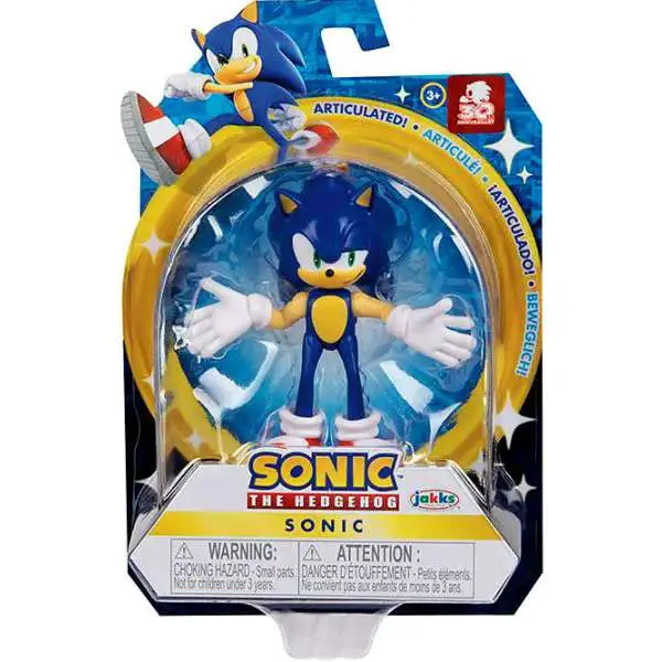 Mecha Sonic with Spike Trap 4 Inch Action Figure Sonic the Hedgehog 30th  Anniversary