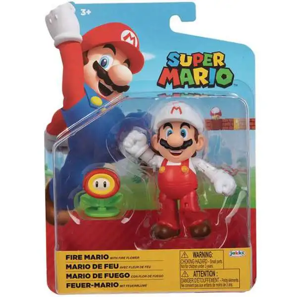 World of Nintendo Wave 25 Fire Mario Action Figure [with Wand] (Pre-Order ships May)