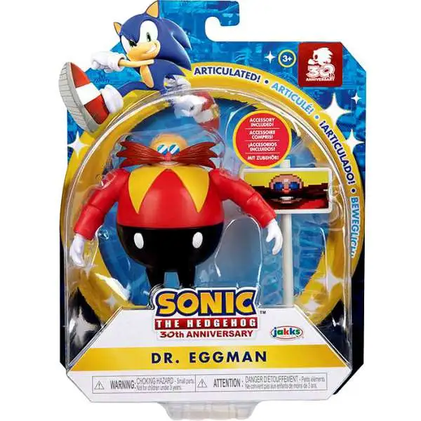 Sonic The Hedgehog Wave 5 Dr. Eggman Action Figure [Classic, with Goal Plate]