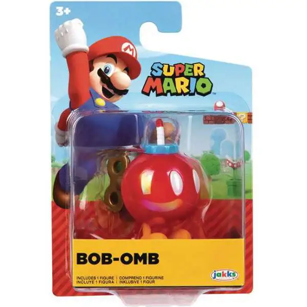 World of Nintendo Super Mario Wave 31 Bob-Omb 2.5-Inch Mini Figure [Red]