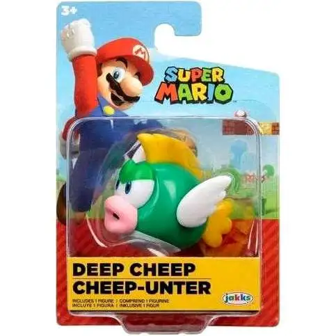 World of Nintendo Super Mario Wave 32 Deep Cheep 2.5-Inch Mini Figure
