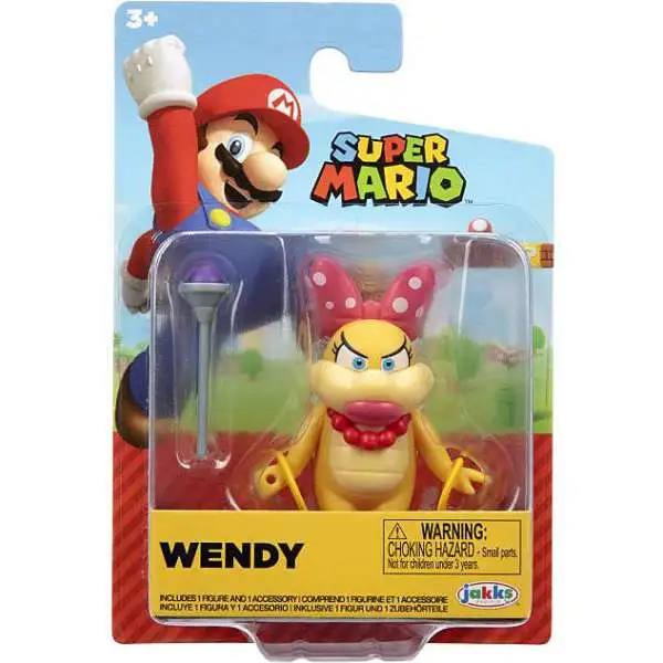 World of Nintendo Super Mario Wave 32 Wendy Koopa 2.5-Inch Mini Figure