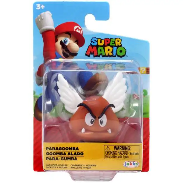 World of Nintendo Super Mario Para Goomba 2.5-Inch Mini Figure