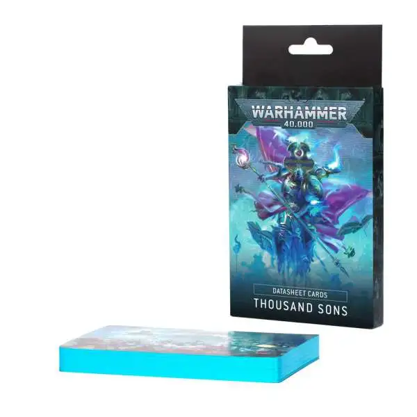Warhammer 40,000 10th Edition Thousand Sons Datasheet Cards [Sealed]