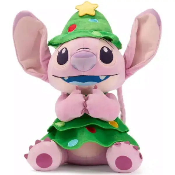 Disney Lilo & Stitch 2025 Holiday Angel as Christmas Tree Exclusive 14-Inch Plush
