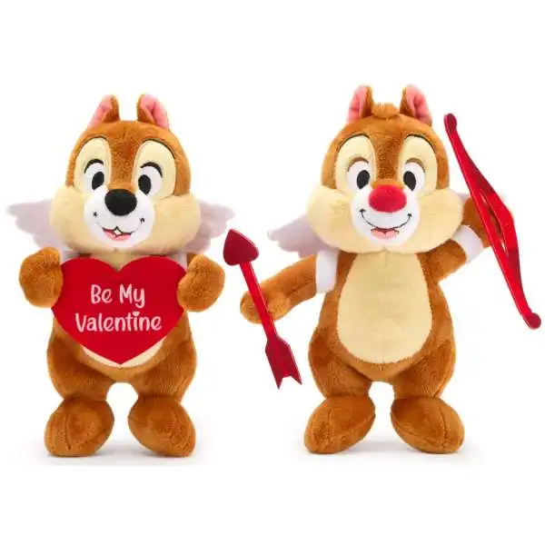 Disney 2026 Valentine's Day Chip & Dale Exclusive 9-Inch Set of 2 Plush