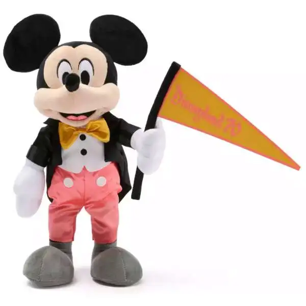Disneyland 70th Anniversary Mickey Mouse 14-Inch Plush [Classic]
