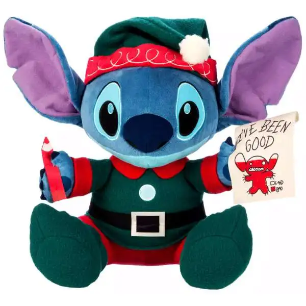 【Disney】Stitch Santa Plush Bag Disney Lilo Stitch 2024 Holiday Santa Stitch Plush Bag - ToyWiz