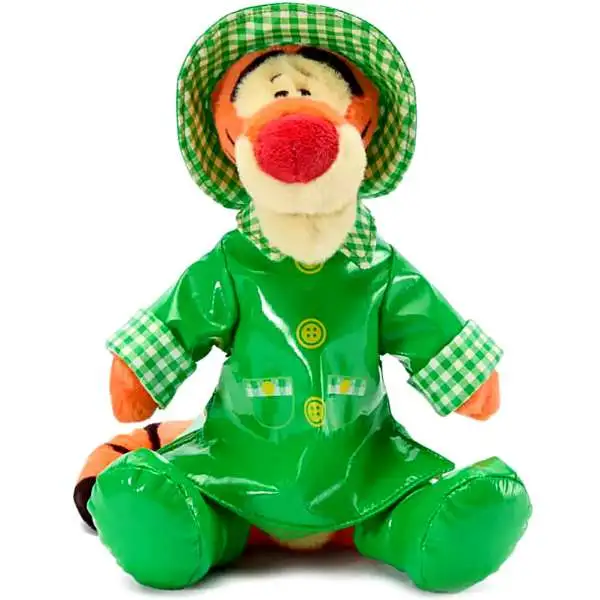 Disney Winnie the Pooh Tigger in Rainwear Exclusive 10 Plush - ToyWiz