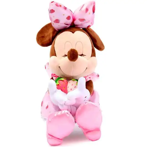 Disney Store Japan Strawberry Minnie Mouse 10-Inch Plush