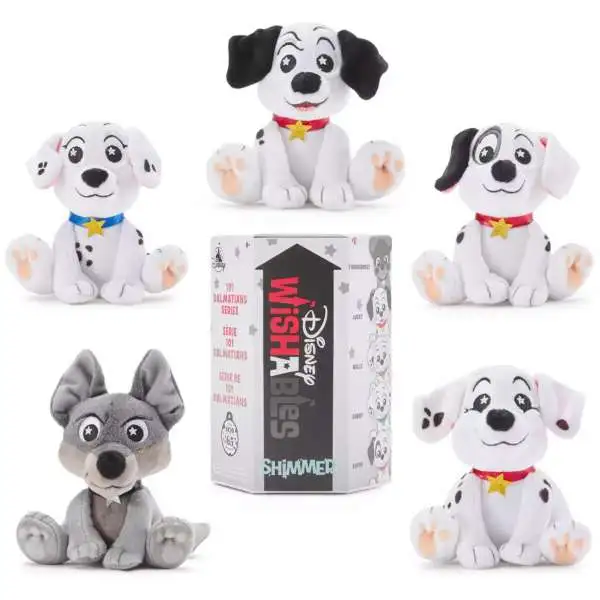 Disney Wishables Shimmer Series 101 Dalmatians Exclusive 4-Inch Micro Plush Mystery Pack [1 RANDOM Figure]