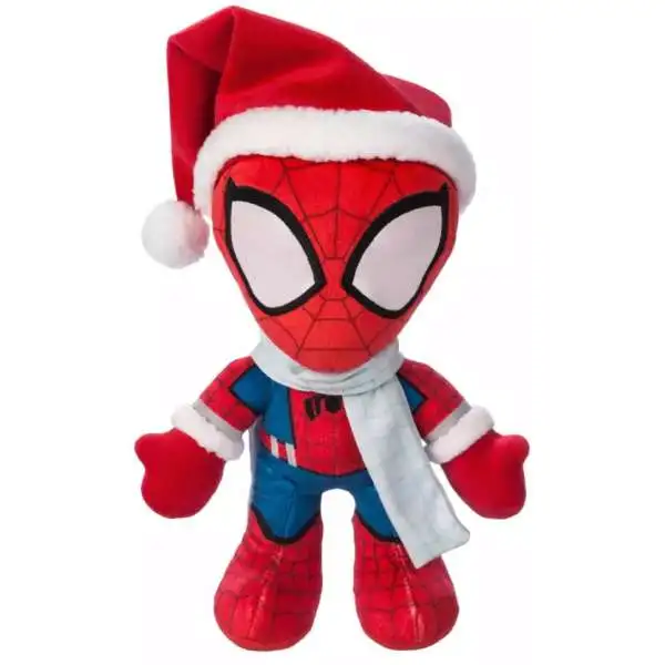 Disney Marvel 2024 Holiday Spider-Man 10-Inch Plush [Santa Hat]