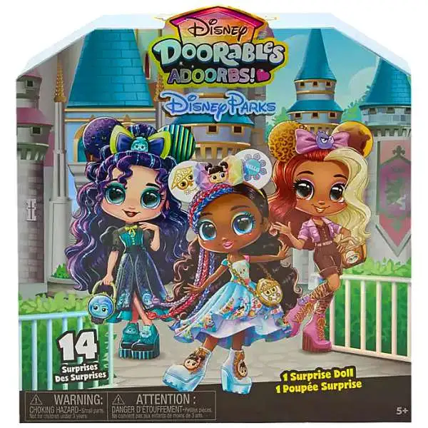 Doorables ADOORBS! Disney Parks Exclusive 5.5-Inch Mystery Pack [1 RANDOM Superfan Doll, 14 Surprises!]