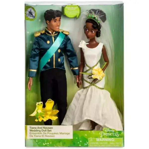 Disney The Princess & The Frog Wedding Tiana & Naveen Exclusive 11.5-Inch Doll