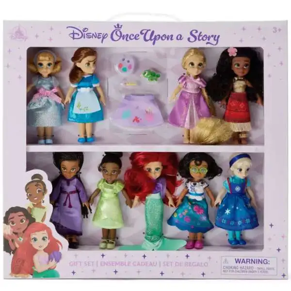 Disney Princess Once Upon a Story Exclusive Mini Doll Gift Set [Cinderella, Ariel, Belle, Tiana, Rapunzel, Elsa, Moana, Mirabel & Asha]