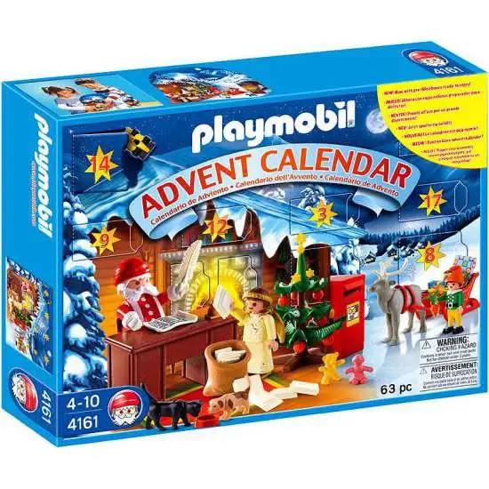 Playmobil Advent Calendar Christmas Post Office Set #4161 [Damaged Package]