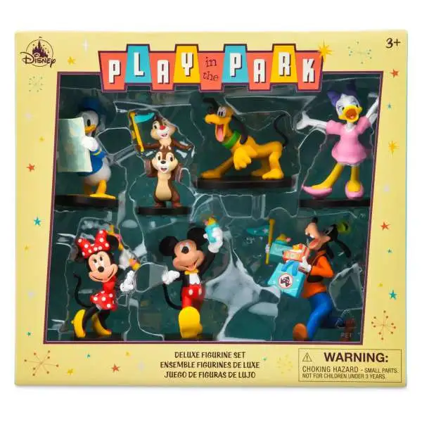 Disney Mickey Mouse and Friends Play in the Park 7-Piece PVC Figure Play Set