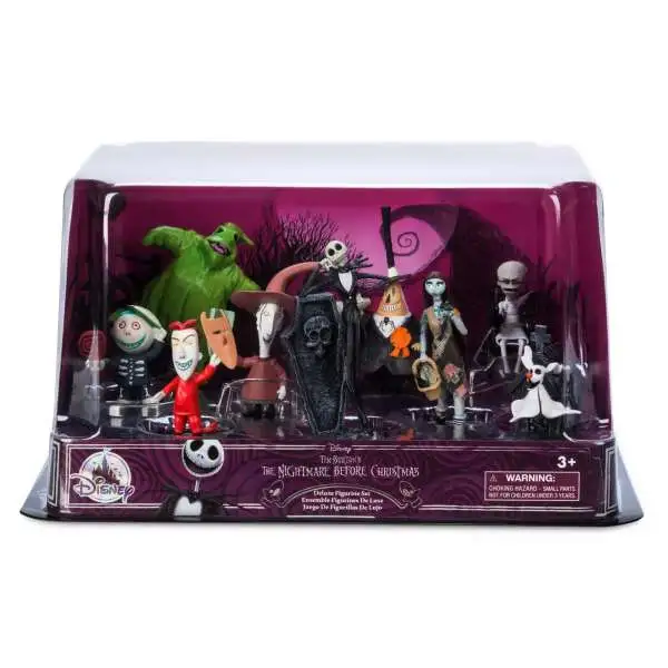 Disney The Nightmare Before Christmas NBX Exclusive 9-Piece PVC Figure Deluxe Play Set