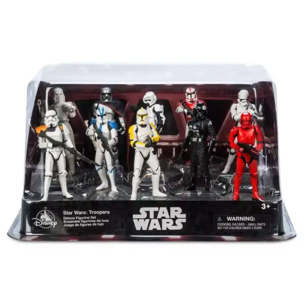 Disney Star Wars Troopers 10-Piece Deluxe PVC Figure Play Set