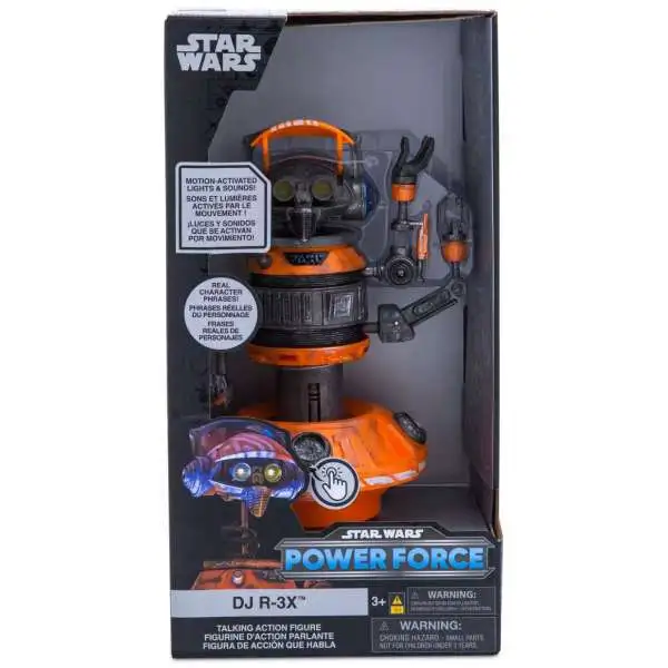 Disney Star Wars Power Force DJ R-3X Talking Action Figure