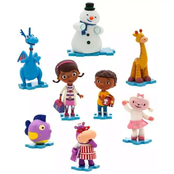 Disney Junior Doc McStuffins, Lambie, Chilly, Hallie, Stuffy, Squeakers, Donny McStuffins & Gabby Exclusive 8-Piece PVC Figurine Playset