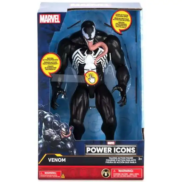 Disney Marvel Power Icons Venom Exclusive Talking Action Figure