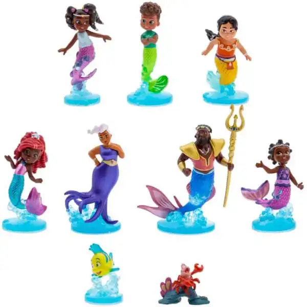 Disney Junior Ariel Exclusive 9-Piece PVC Mega Figurine Playset