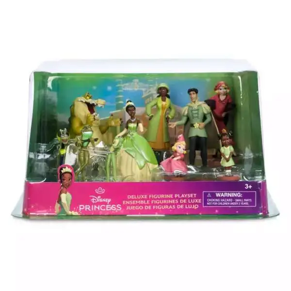 Disney The Princess and the Frog Exclusive Deluxe 9-Piece PVC Figure Playset [with Tiana!]