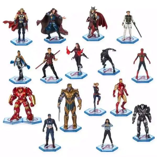 Disney Marvel Avengers Exclusive 16-Piece PVC Mega Figurine Playset [2024]