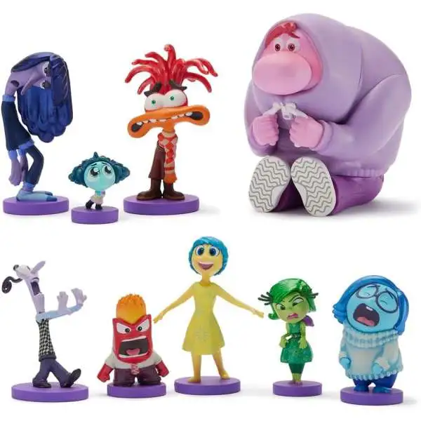 Disney / Pixar Inside Out 2 Exclusive 9-Piece Deluxe PVC Figure Playset [Version 2]