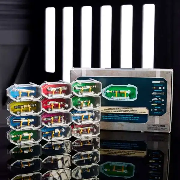 Disney Star Wars Miniature Legacy Lightsaber Hilts Exclusive Set