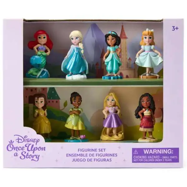 Disney Princess Once Upon a Story Exclusive Deluxe 8-Piece PVC Figure Playset