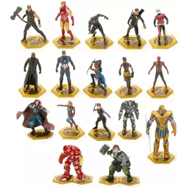 Disney Marvel Exclusive 17-Piece PVC Mega Figurine Playset