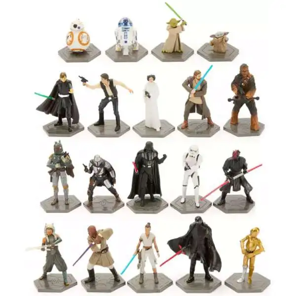 Disney Star Wars Exclusive 19-Piece PVC Mega Figurine Play Set