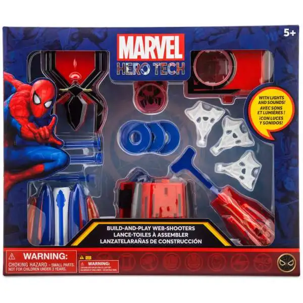 Disney Marvel Spider-Man Hero Tech Build & Play Web-Shooters Exclusive Role Play Toy