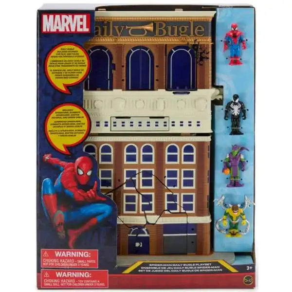 Marvel Spider-Man Daily Bugle Exclusive Playset