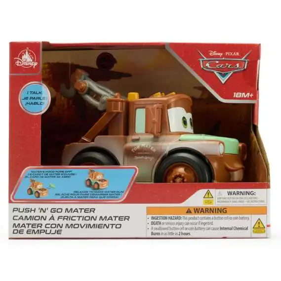 Disney / Pixar Cars Mater Push 'N' Go Talking Vehicle