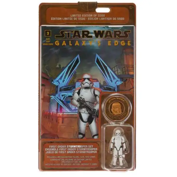 Disney Star Wars Galaxy's Edge Stormtrooper Exclusive Action Figure & Comic Book [with Coin]