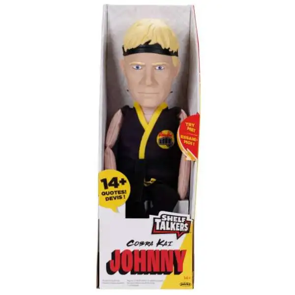 Cobra Kai Shelf Talkers Johnny Lawrence 12-Inch Plush Figure with Sound (Pre-Order ships May)