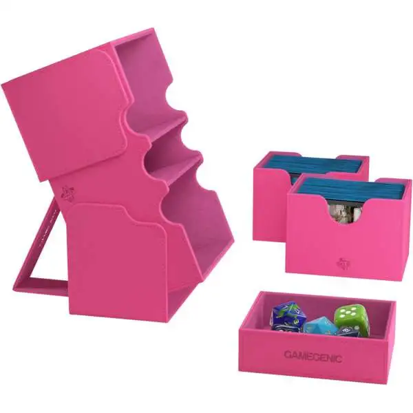 Game Genic Stronghold 200+ XL Deck Box [Pink]